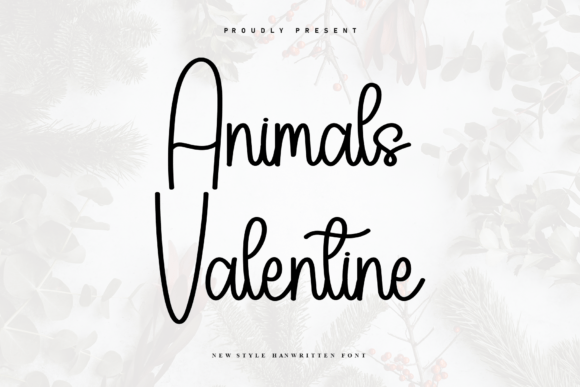 Animals Valentine: A Font That Adds Personality to Your Digital Brand