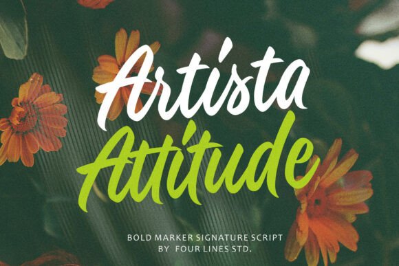 Artista Attitude: A Bold Script for Branding Confidence