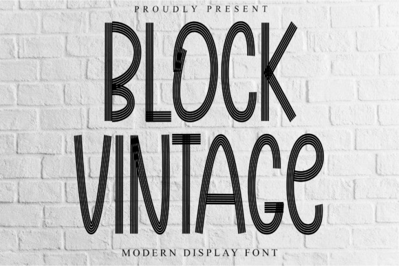 Block Vintage: A Font That Elevates Branding