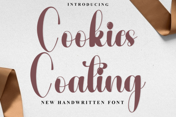 Boost Your Brand with Cookies Coating Font