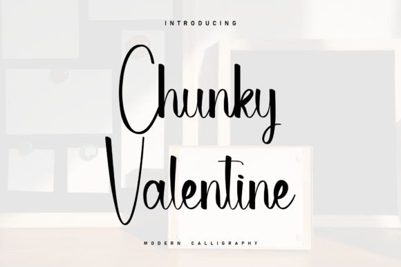 Chunky Valentine: A Handwritten Font for Editorial Warmth