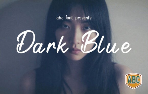 Dark Blue: A Script Font That Elevates Digital Branding
