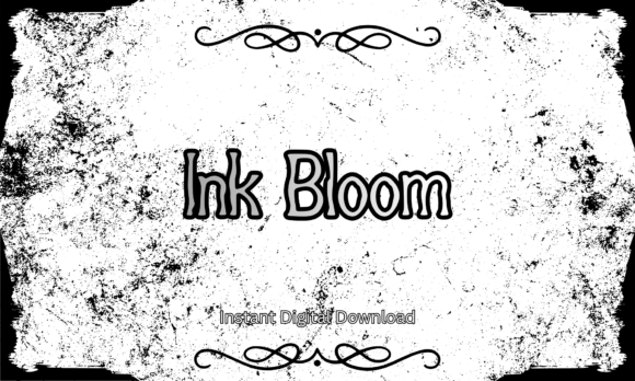 Font Choice That Speaks Volumes: Ink Bloom in Action