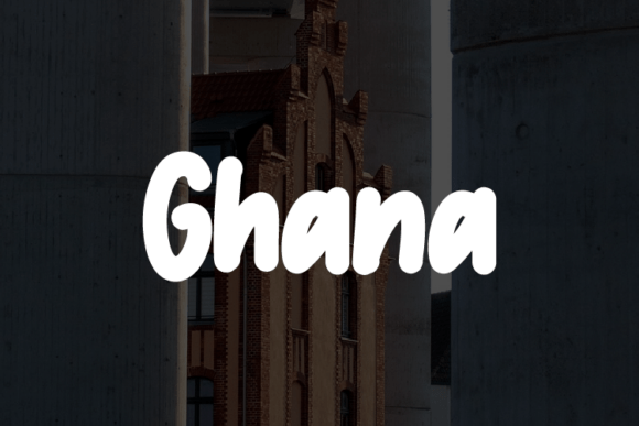 Ghana Font: A Script Amp for Editorial Design