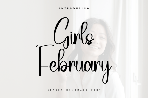 Girls February: A Cozy Handwritten Font for Branding