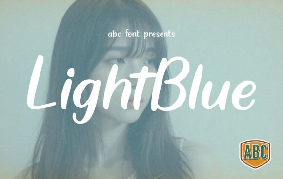 Light Blue: A Script Font for Editorial Design