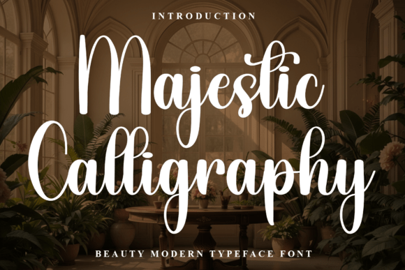Majestic Calligraphy: A Font for Editorial Elegance