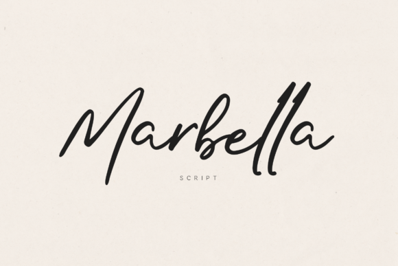 Marbella: A Script Font for Campaigns That Speak with Elegance