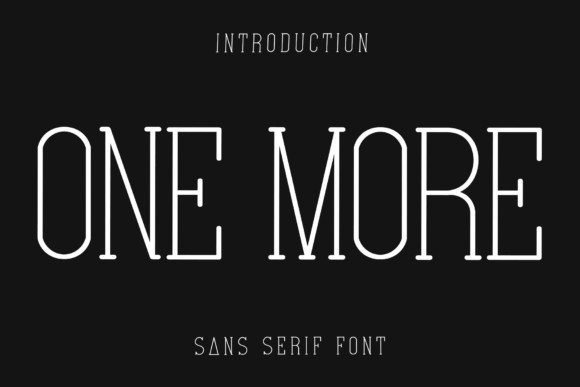 One More: A Font That Breathes Life into Your Handmade Creations