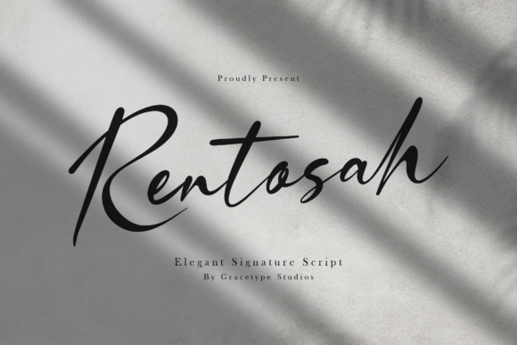 Rentosah: A Script Font That Elevates Web Design