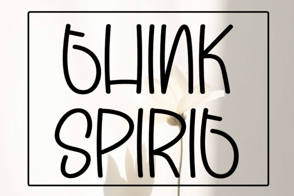 Think Spirit: A Font That Speaks with Grace