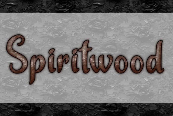 Transform Your Visuals with Spiritwood Font