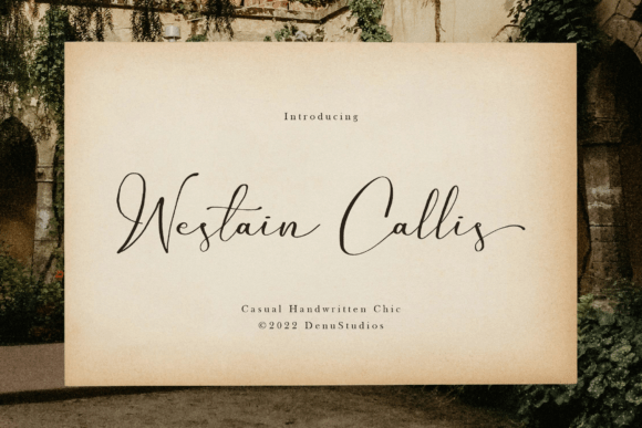 Westain Callis: The Handwritten Font That Elevates Your Digital Brand