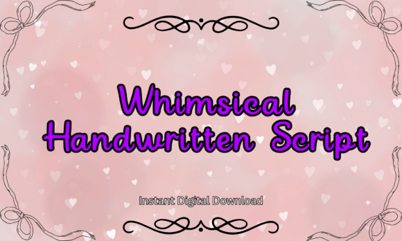 Whimsical Handwritten for Web Design